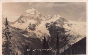 Mount Sir Donald, Selkirk Mtns., British Columbia, Canada, Real Photo Postcard