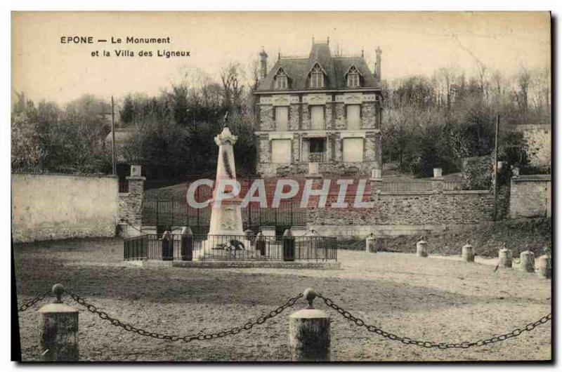 VINTAGE POSTCARD Epone the Monument and the Villa of the Lig