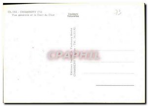 Modern Postcard Chambery General view and the Dent du Chat