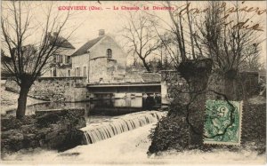 CPA GOUVIEUX - La Chaussée Le Deversoire (130799)