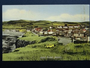 Wales BORTH Cliff Road showing Yellow Ford Popular c1961 Postcard by Frith