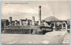 M-26979 Temple of Jupiter with triumphal arches Pompei Italy