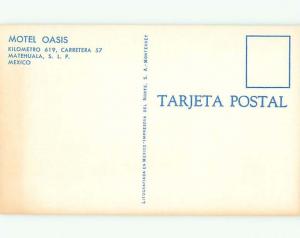 Pre-1980 OASIS RESTAURANT Matehuala - San Luis Potosi - MEXICO W5601