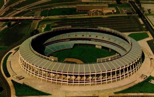 USA Atlanta Stadium Home Of The Braves Georgia Chrome Postcard 09.87