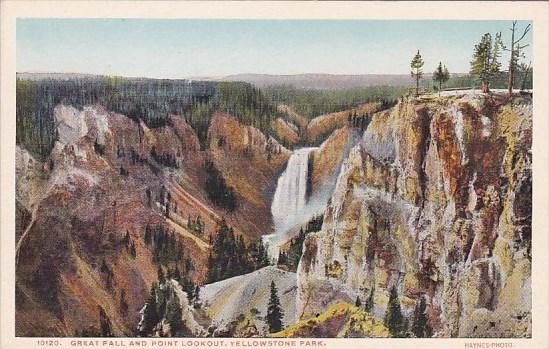 Great Fall And Point Lookout Yellowstone National Park