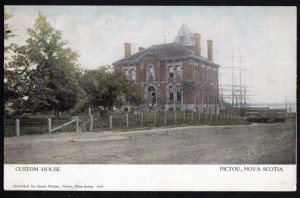 Nova Scotia PICTOU Custom House pm1907 by Warwick Bro's & Rutter Divided Back