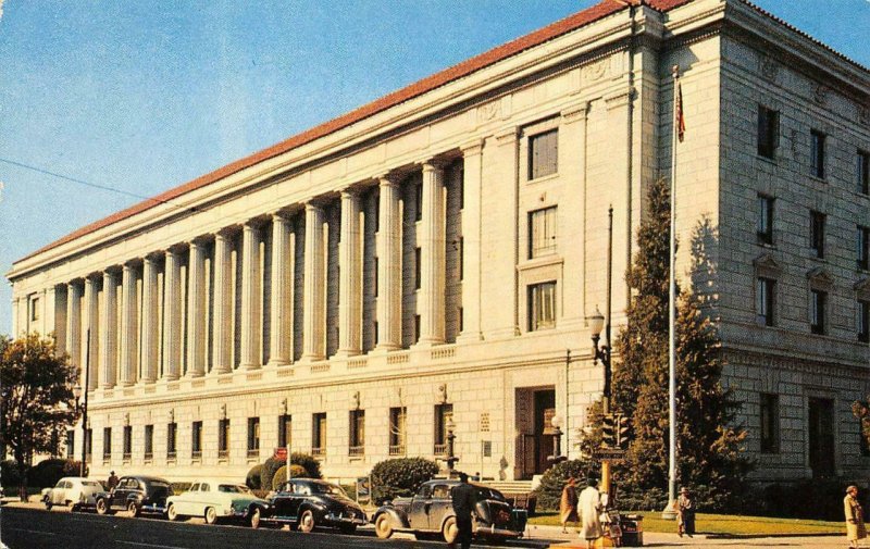 SACRAMENTO, CA Federal Building Post Office c1950s Chrome Vintage Postcard