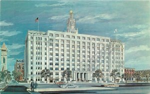 Postcard Massachusetts 1950s advertising New England Mutual Life 23-3992