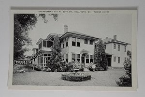 Vintage Georgia Postcard - Savannah - 37th Street