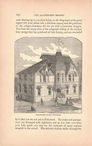 1876 Victorian Delaware State Building Engraving 2T1-57