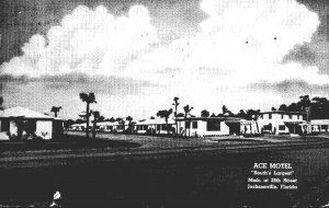 Florida Jacksonville The Ace Motel 1953