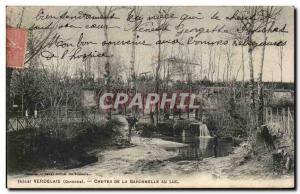 Verdelais Postcard Old Fall of the Garonnelle to Luke