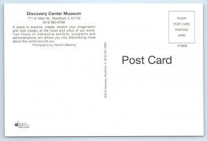 2 Postcards ROCKFORD, IL ~ Rock River DISCOVERY PARK Museum  4x6