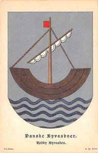 Danske Byvaabner Denmark Postcard