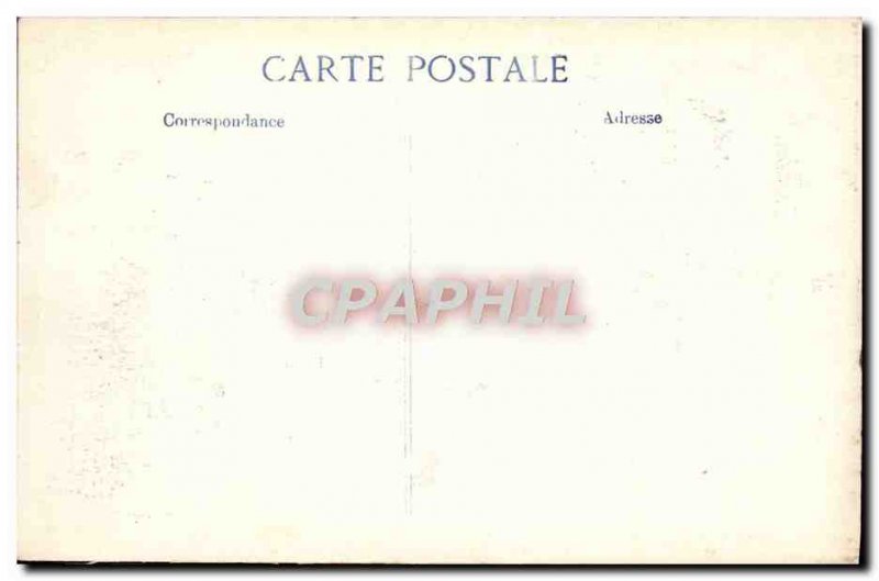 Postcard Old House Fires Senlis For the German Army