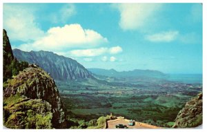 Windward Oahu from the Nuvanu Pali Lookout Hawaii Postcard