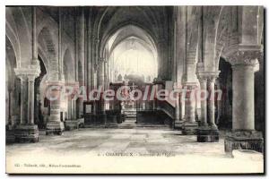 Postcard From Old Champeaux Interior I'Eglise