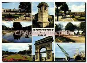 Modern Postcard Rochefort sur Mer The Colbert Plaza The Public Garden