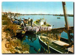 Postcard Modern Colors and Light of France Valras Plage Herault The Banks of ...