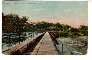 Walk at Pawtucket Falls, Lowell, Massachusetts, Used 1910