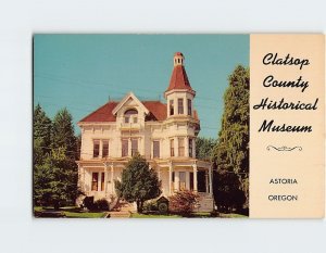 Postcard Clatsop County Historical Museum Astoria Oregon USA