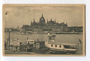 287475 HUNGARY Budapest ship russian ADVERTISING laxative Apenta Vintage RPPC