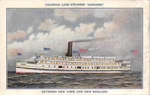 Concord River Steamship Colonial Navigation Comany Ship 