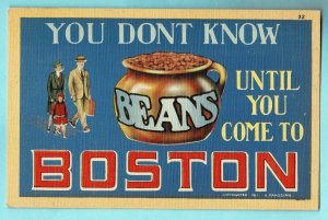 You Don’t Know Beans ….. Boston - Technor Quality Views card