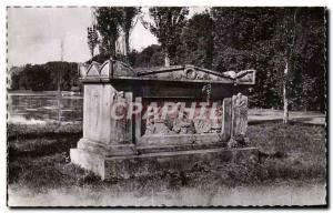 Old Postcard Ermemonville (Oise) Tomb of Rousseau