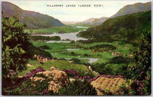 1965 Killarney Lakes Ladies View Scenic Attraction Ireland Posted Postcard