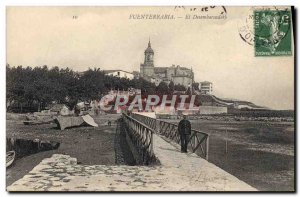 Old Postcard Fuenterrabia Ei Desembarcadero