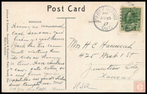 Rapids on the Shawanaga River, Parry Sound, Ont. Canada