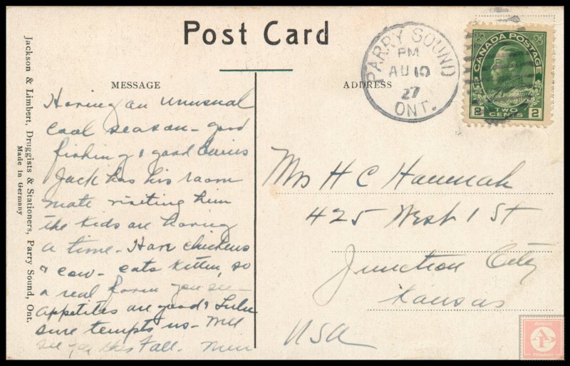 Rapids on the Shawanaga River, Parry Sound, Ont. Canada