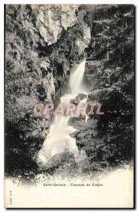 Old Postcard Saint Gervais Cascade Crepin