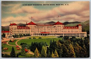 Vtg White Mountains New Hampshire NH Mount Washington Bretton Woods Postcard