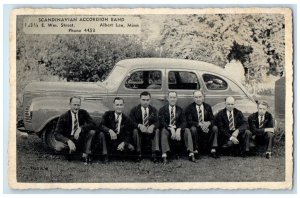 c1940 Scandinavian Accordion Band Albert Lea Minnesota Vintage Antique Postcard