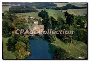 Postcard Modern Ferrieres en Brie (S & M) Aerial view The Taffarette