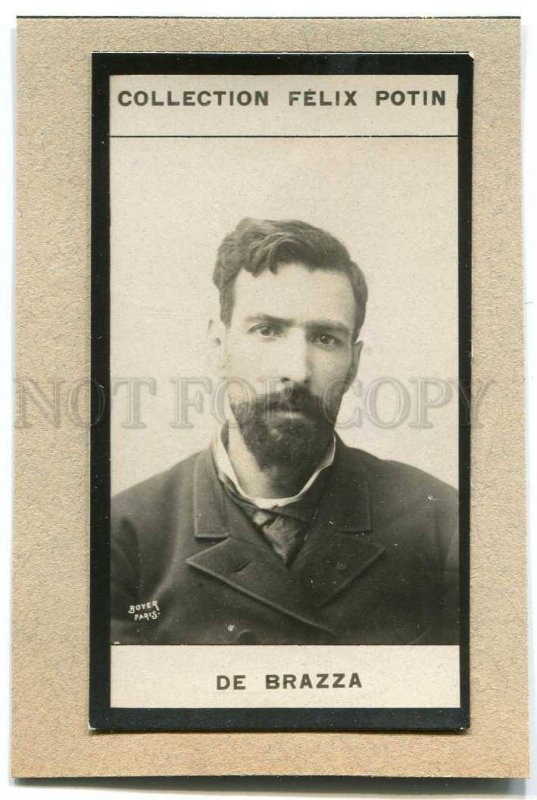 274208 Pierre DE BRAZZA French explorer Vintage PHOTO