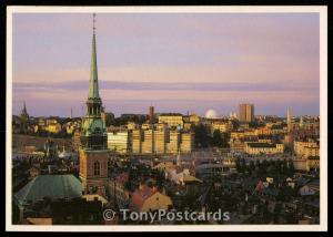 High above the Old Town, Stockholm