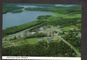 MN Aerial View Nisswa Minnesota Postcard