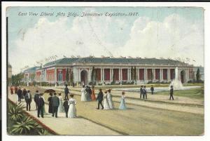 1907 - USA Vintage Postcard - Jamestown Exhibition, Liberal Arts Building