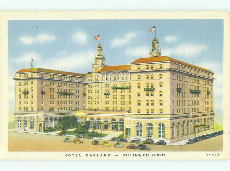 Unused Linen OAKLAND HOTEL Oakland California CA hr7872