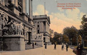 Entrance to State Capitol Harrisburg Pennsylvania, PA