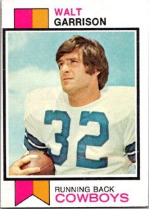 1973 Topps Football Card Walt Garrison Dallas Cowboys sk2614