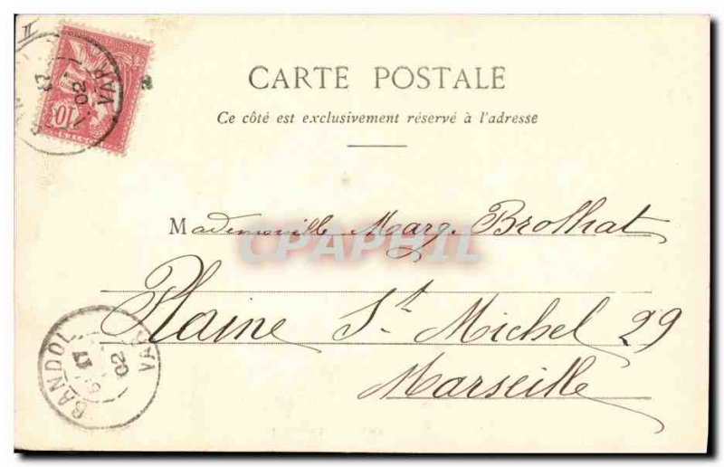 Old Postcard Fancy Wine & # 39ordinaire of Army