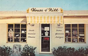 Madeira Beach Florida House of Ritt Giftshop Vintage Postcard AA21791