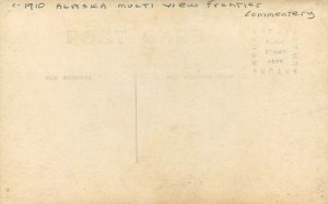 Postcard RPPC C-1910 Alaska Multi View Frontier Commentary 23-8615