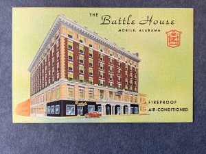 The Battle House Mobile AL Linen Postcard H2055074005