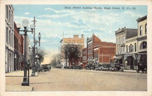 J92/ High Point North Carolina Postcard c1910 Main Street Stores  371