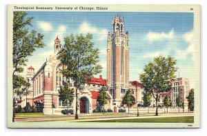 Theological Seminary University Of Chicago Illinois Postcard